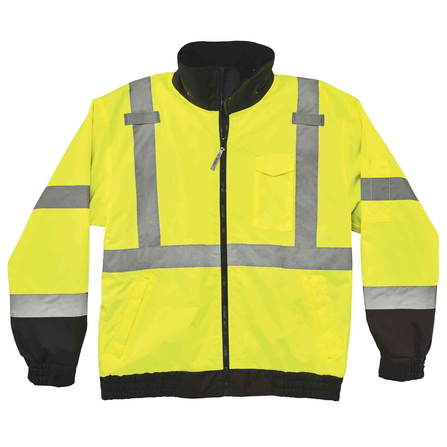 Type R Class 3 Hi-Vis Fleece Lined Bomber Jacket