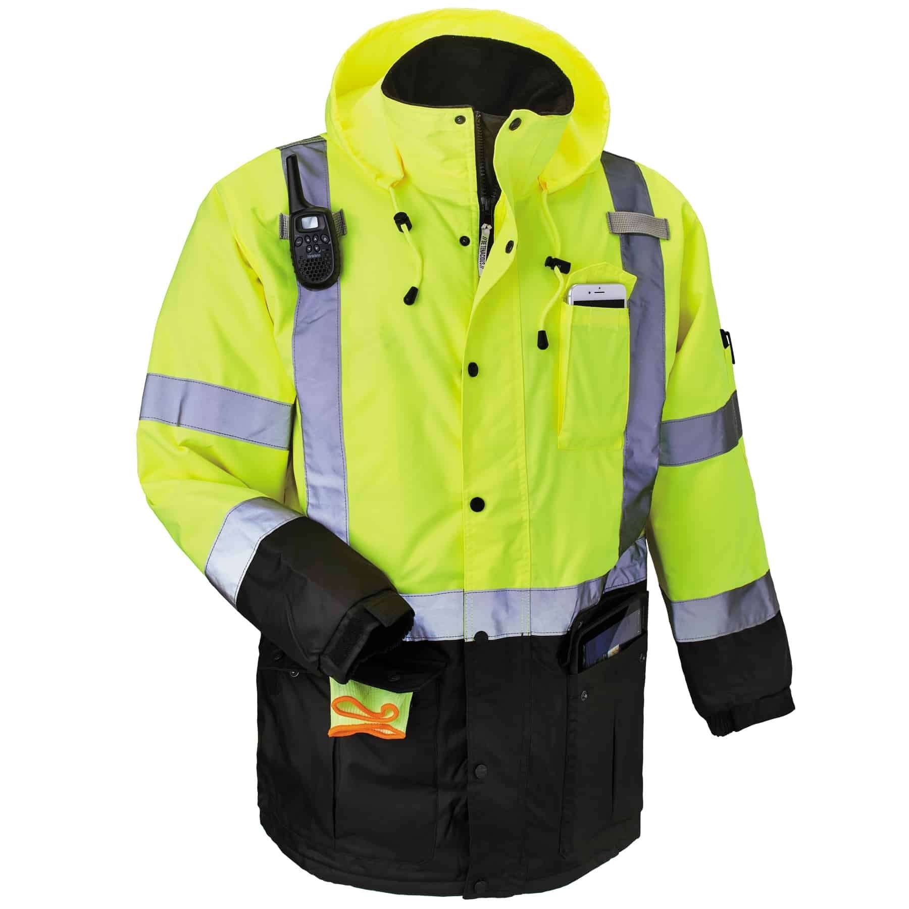 Type R Class 3 Hi-Vis Quilted Thermal Parka