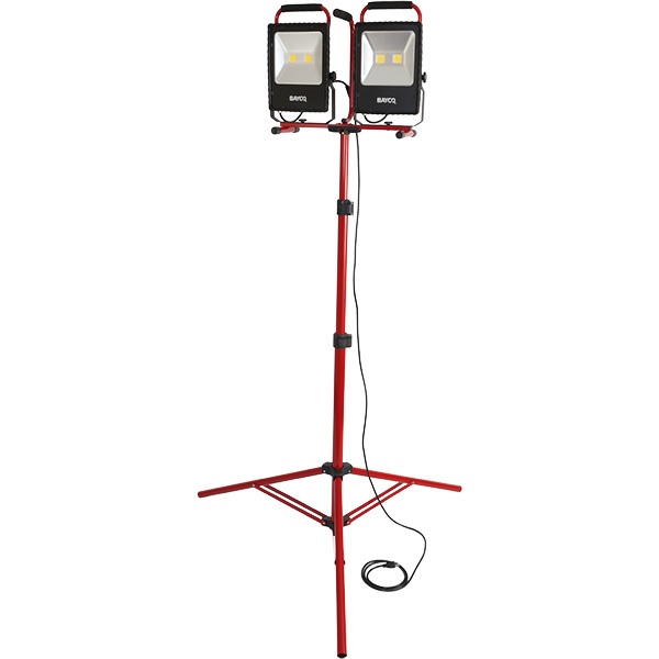 Bayco 10,000 Lumen LED Dual Fixture Work Light on Tripod Stand