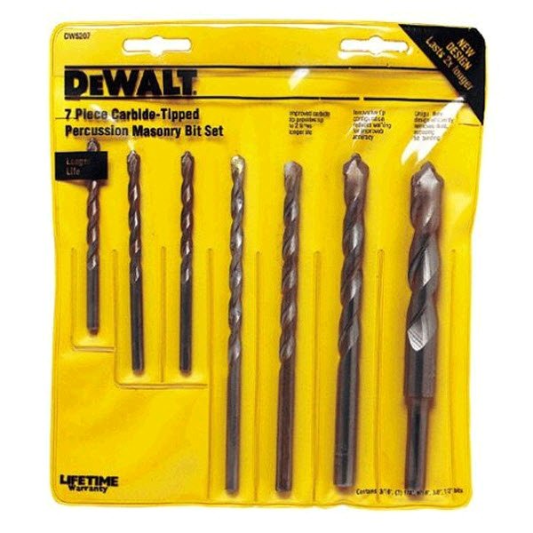 7PC MASONRY BIT SET