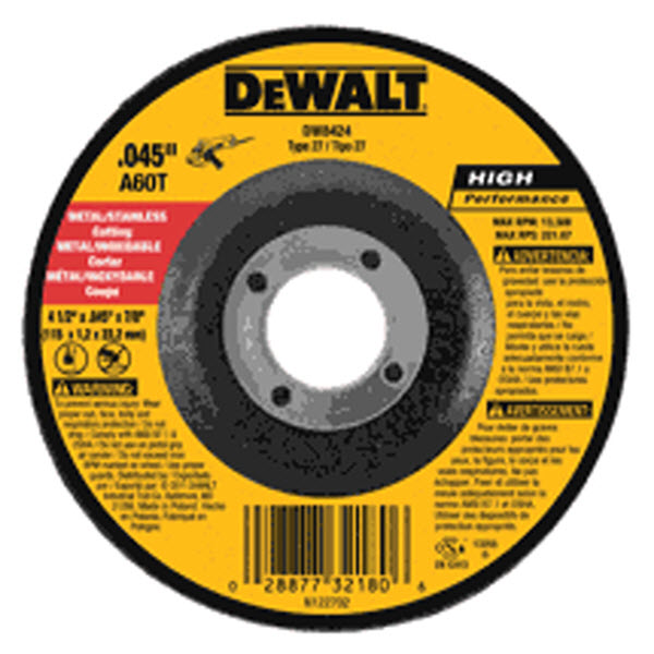 4-1/2" x .045" x 7/8" Thin Cutting Wheel