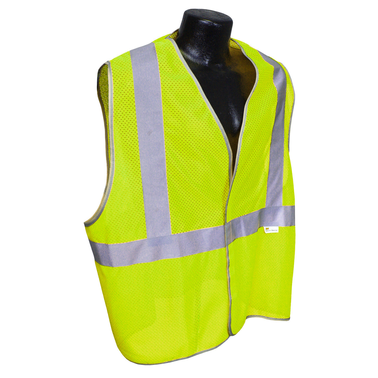 5ANSI-PC Type R Class 2 Safety Vest - 3.5oz Poly Mesh - Green - Size 2X