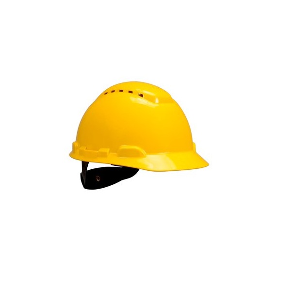 HARD HAT VENTED YLW RATCHET SUSPENSION