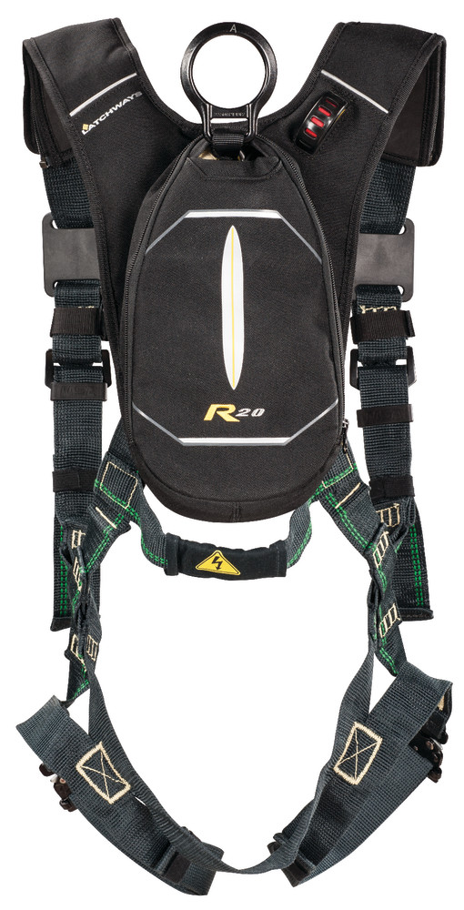 Personal Rescue Device (PRD) with EVOTECH Arc Flash Harness, Quick-Connect leg straps, Standard (XLG)