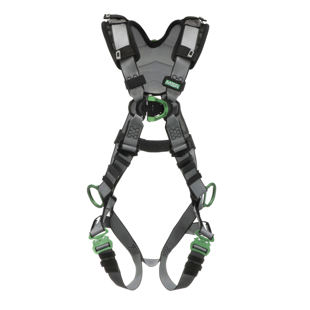 V-FIT Harness, Extra Large, Back, Chest & Hip D-Rings, Quick-Connect Leg Straps, Shoulder Padding