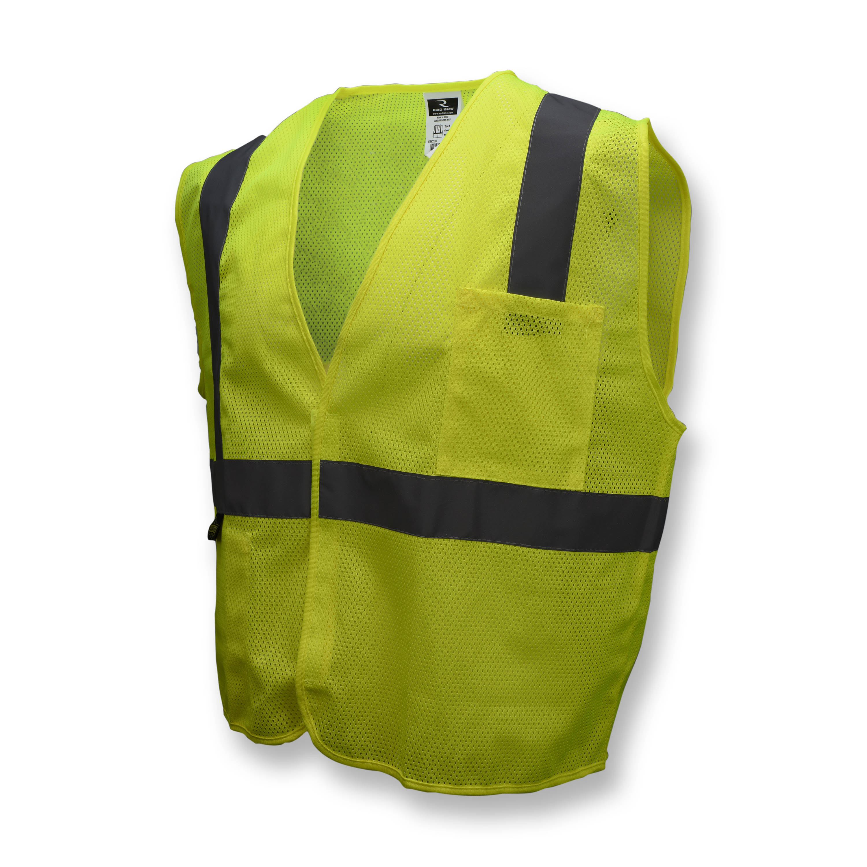 SV2 Economy Type R Class 2 Mesh Safety Vest - Green - Size 4X