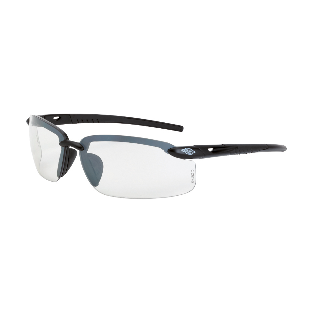 ES5 Premium Safety Eyewear - Shiny Pearl Gray Frame - Clear Lens